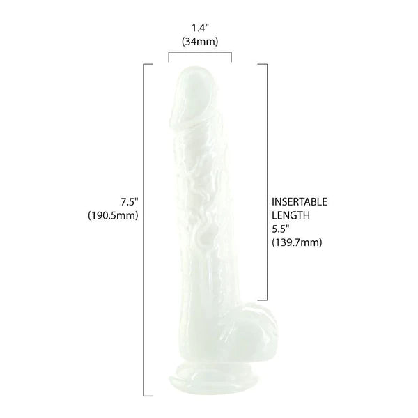 Pearl by Addiction 7.5" Dong (Free Bullet Vibrator Included!)