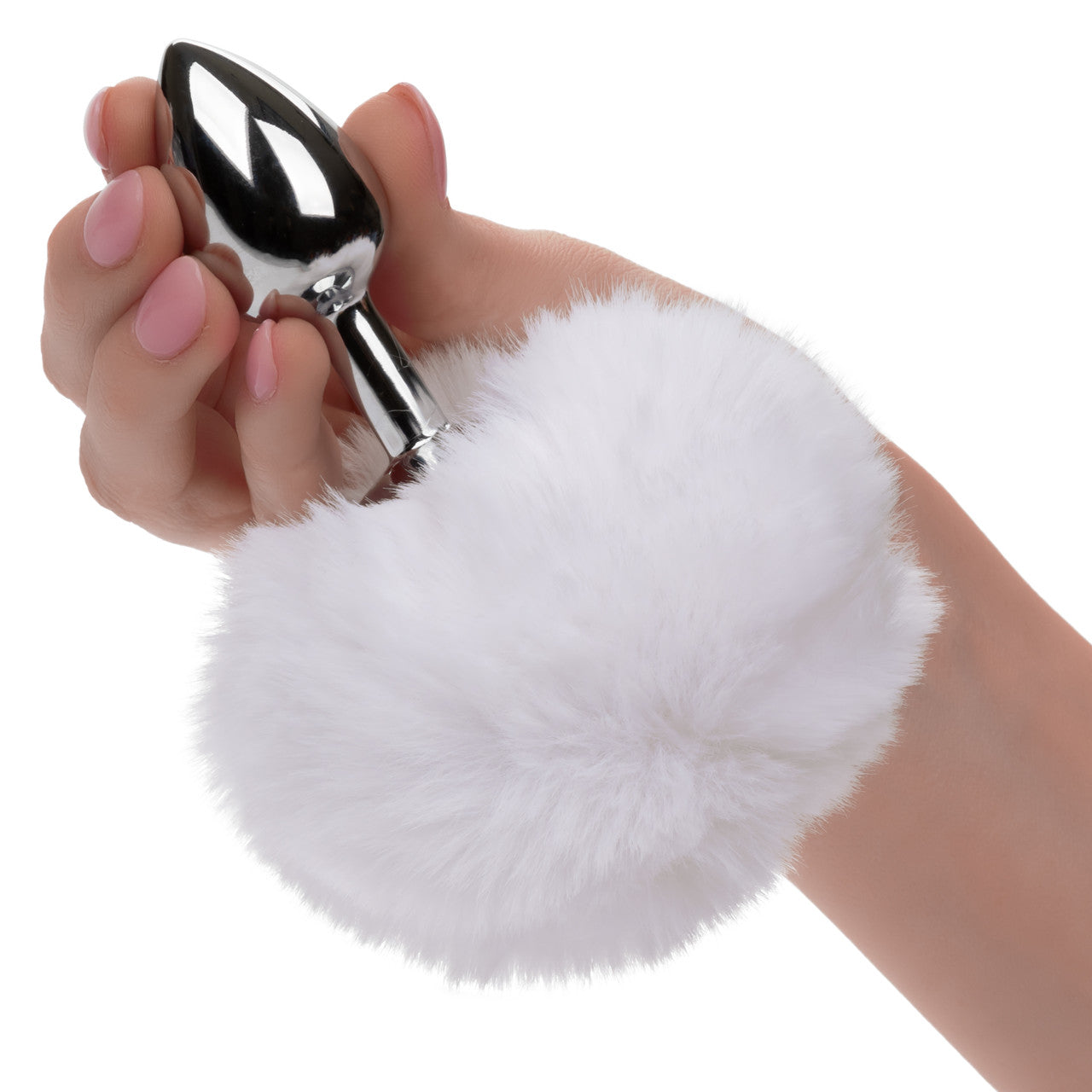 Running Wild Bunny Tail Anal Plug in Pink or White