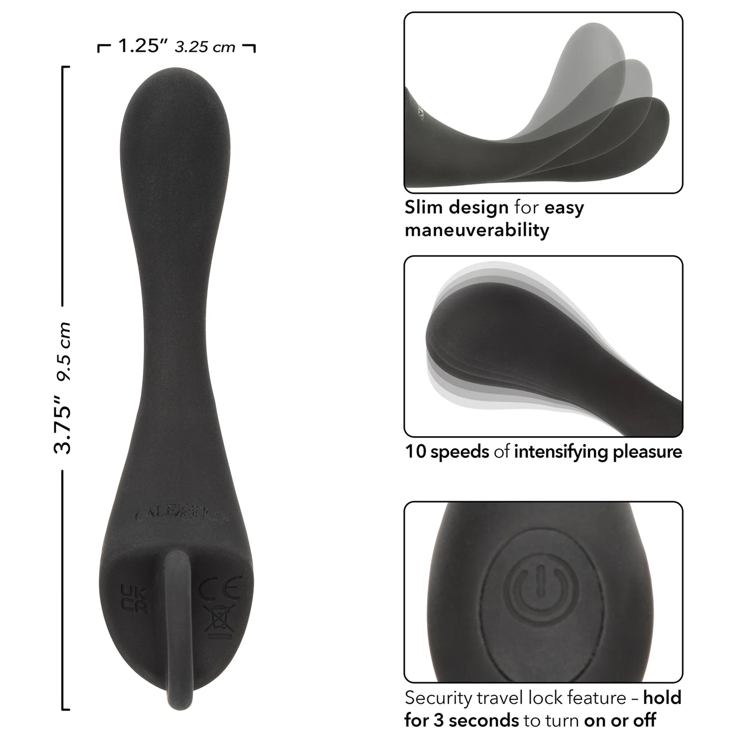 Dr. Joel Kaplan 10-Speed Rechargeable Vibrating Prostate Locator