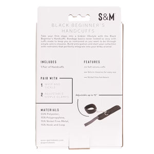 Sex & Mischief Black Beginner's Handcuffs