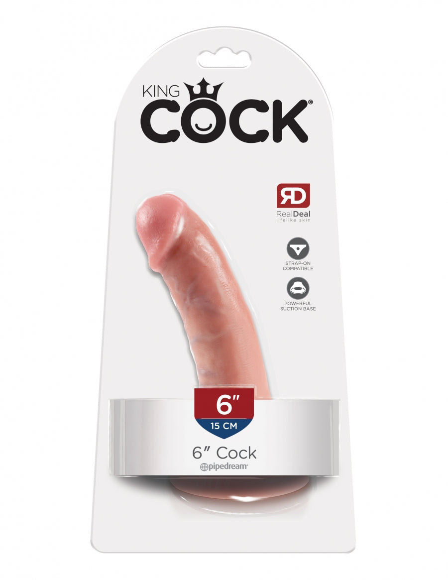 King Cock 6" Dildo