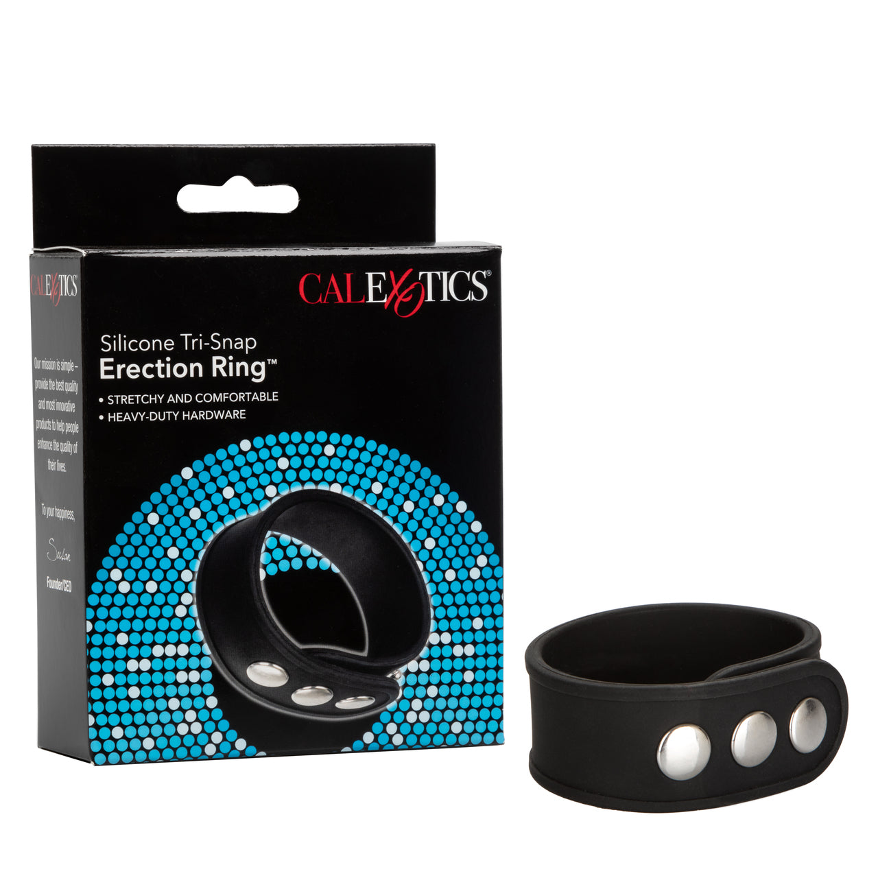 Silicone Tri-Snap Erection Ring by Calexotics Buy in Toronto online or in-store