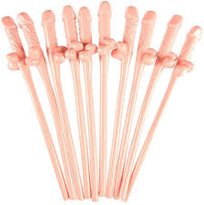 Bachelorette Party Penis Sipping Straws