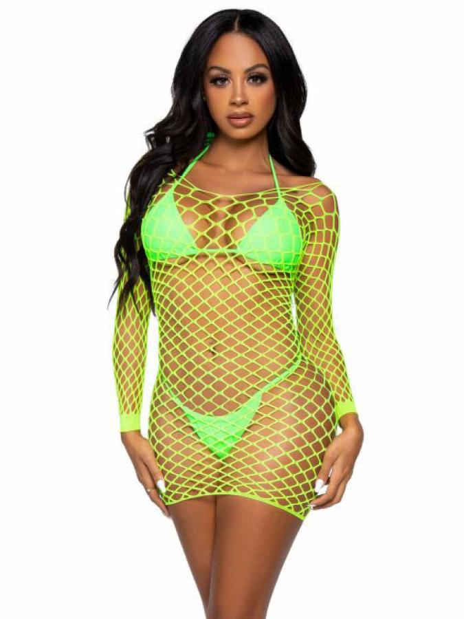 Leg Avenue Supreme Fence Net Mini Dress Buy in Toronto online or in-store