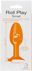 Roll Play Silicone Butt Plug-Small
