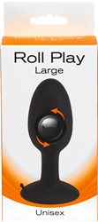 Roll Play Silicone Butt Plug-Large