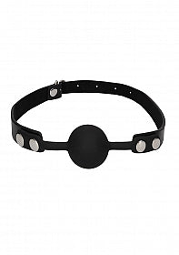 Black & White Silicone Ball Gag Buy in Toronto online or in-store