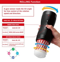 Tenga Vacuum Gyro Roller Set including One Standard Rolling Cup Buy in Toronto online or in-store