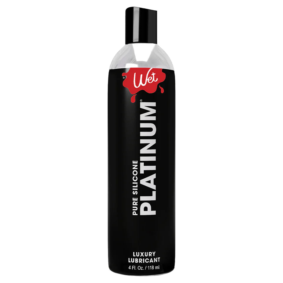 Wet Platinum Pure Silicone Luxury Lubricant 4 fl oz/118 mL