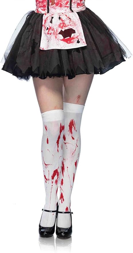 SALE! Bloody Zombie Thigh High Stockings