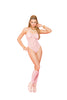Elegant Moments Pink Lace Teddy with Matching Lace Knee High Socks