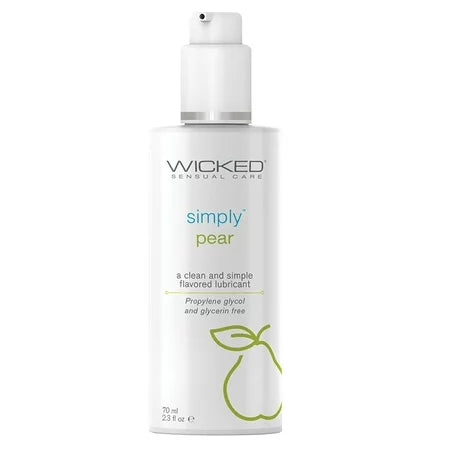 Wicked Simply Pear Water-based Flavoured Lubricant 70 mL/2.3 fl oz
