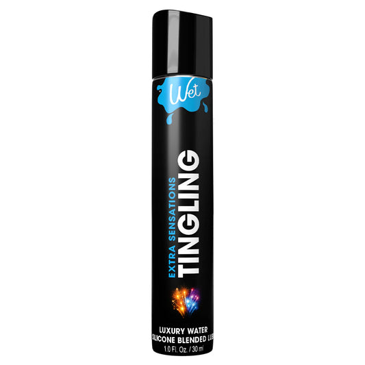 Wet Extra Sensations Tingling Luxury Water and Silicone Blended Lube 1 fl oz/30 mL