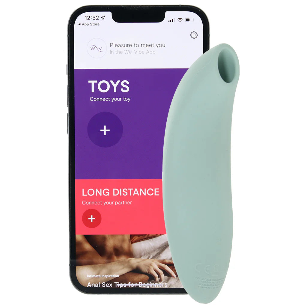 We-Vibe Melt 2 Silicone Suction Vibe Clitoral Stimulator  with Free App