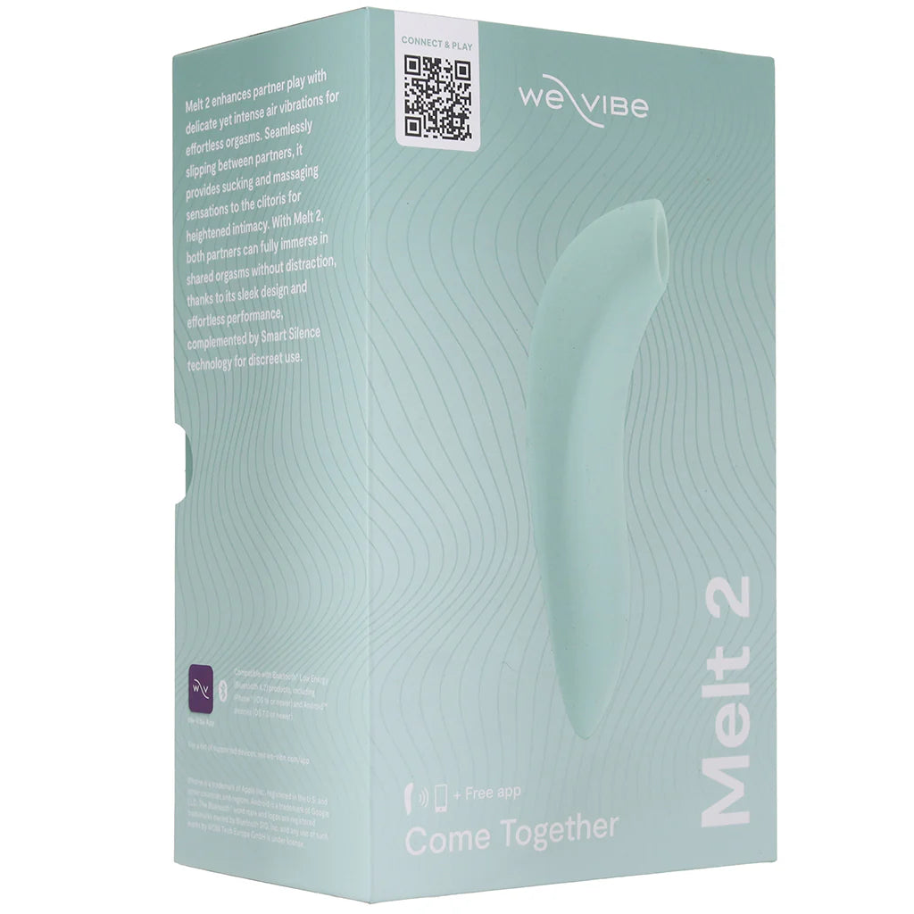We-Vibe Melt 2 Silicone Suction Vibe Clitoral Stimulator  with Free App