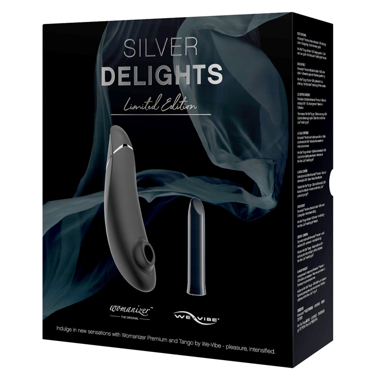 We-Vibe Silver Delights Limited Edition Collection Tango and Womanizer Premium Set Buy in Toronto online or in-store