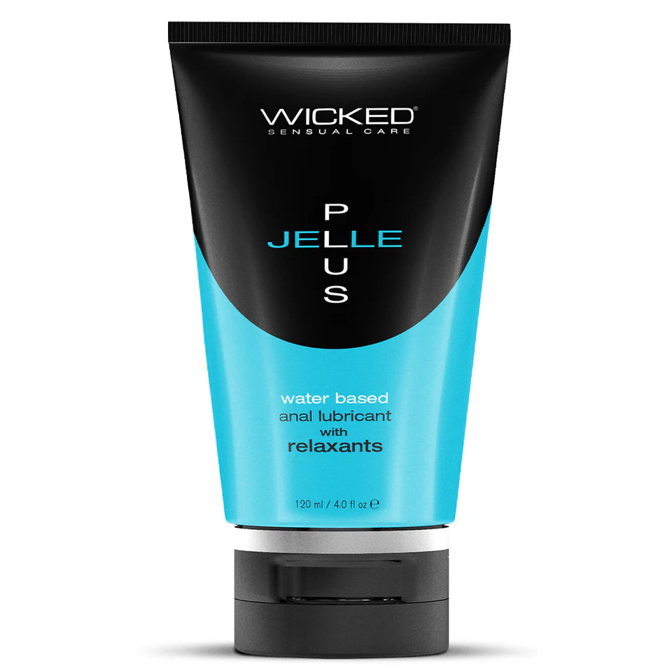 Wicked Jelle Plus Water-Based Anal Lubricant with Relaxants