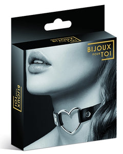 Leatherette Choker with Heart
