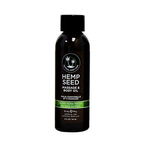 Hemp Seed Massage Oil "Naked in the Woods" 2oz