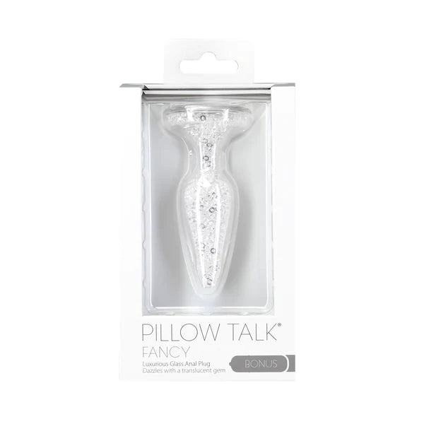 Pillow Talk Fancy Glass Anal Plug With Bonus Bullet Vibe