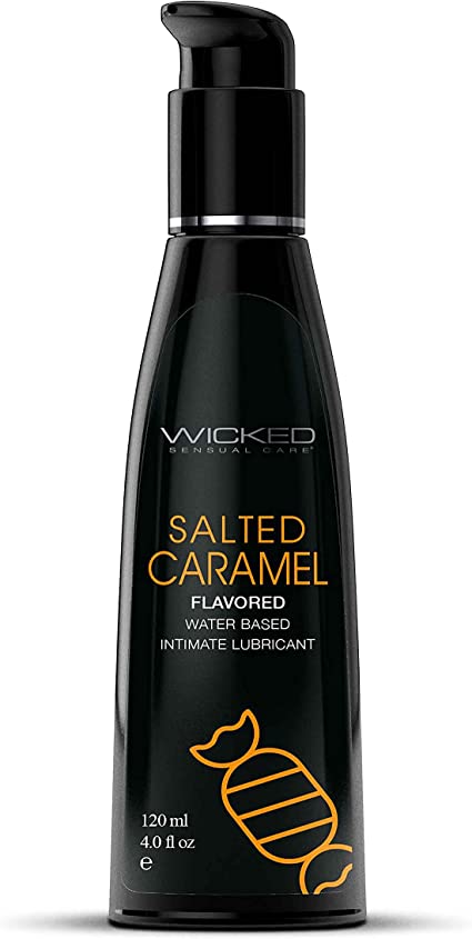 Wicked Water based Salted Caramel Flavoured  Lubricant  4oz