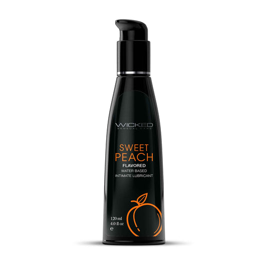 Wicked Water based Sweet Peach Flavoured Lubricant