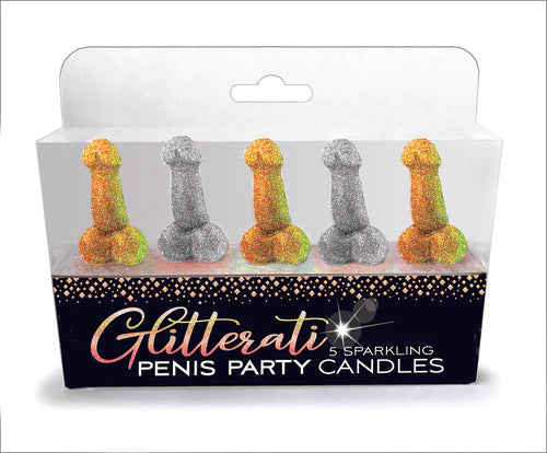 Glitterati Sparkling Penis Candles