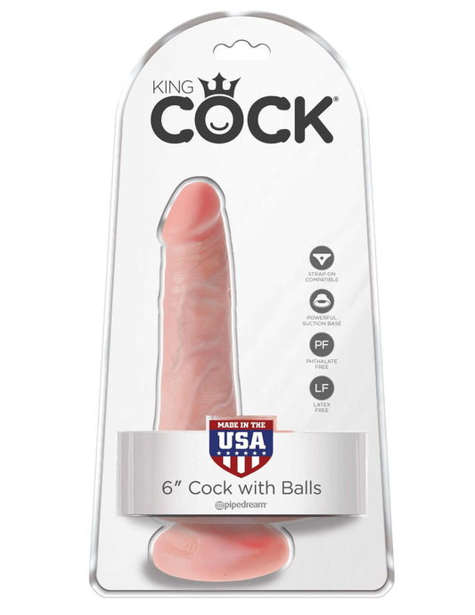 King Cock 6" Cock with Balls Buy in Toronto online or in-store
