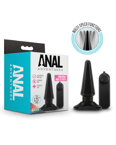 Anal Adventures Vibrating Anal Pleaser with Controller