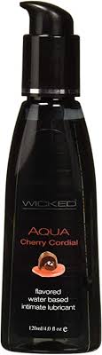 Wicked Water based Sweet Cherry Cordial Flavoured Lubricant  4 OZ