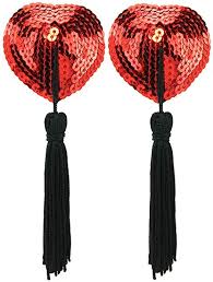 Heart Shape Pasties With Tassels