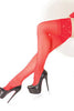Sheer Red Thigh High Stay Up
