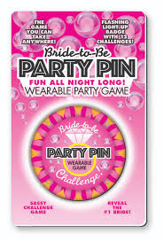 Bride To Be Party Pin