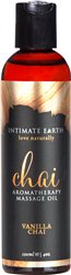 Intimate Earth Aromatherapy Massage Oil - 120ml/4oz, Vanilla Chai