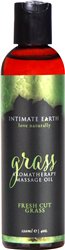 Intimate Earth Aromatherapy Massage Oil - 120ml/4oz, Grass