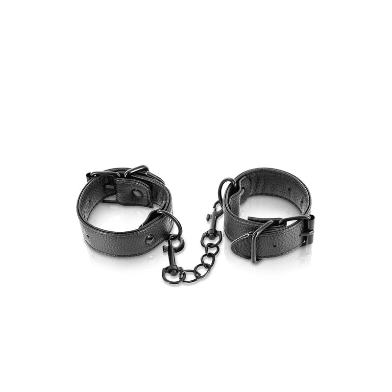 Adjustable Leatherette Handcuffs