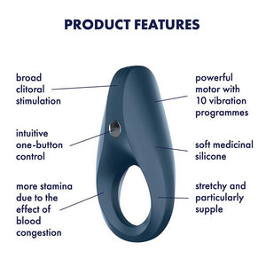 Satisfyer Rocket Ring - Rechargeable Silicone Cock Ring
