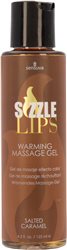 Sensuva – Sizzle Lips – Edible Warming Massage Gel – 4.2 oz, Salted Caramel