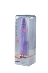 7" Silicone Classic Vibrator - Purple